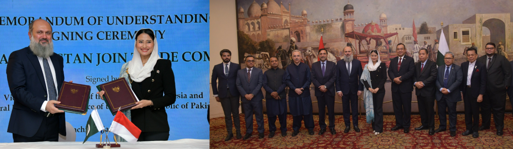 Pakistan, Indonesia sign MoU on Joint Trade Committee to deepen economic partnership