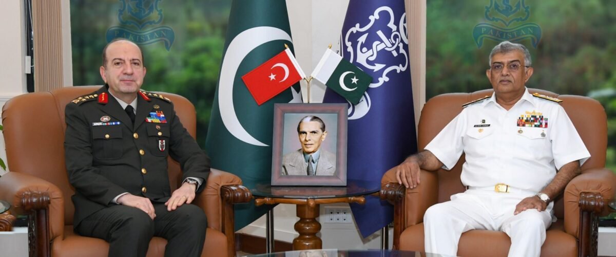 Deputy Chief of General Staff of the Turkish Armed Forces, General Levent ERGÜN, visited Naval Headquarters Islamabad and called on Admiral Naveed Ashraf, NI, NI (M), T Bt, Chief of the Naval Staff.