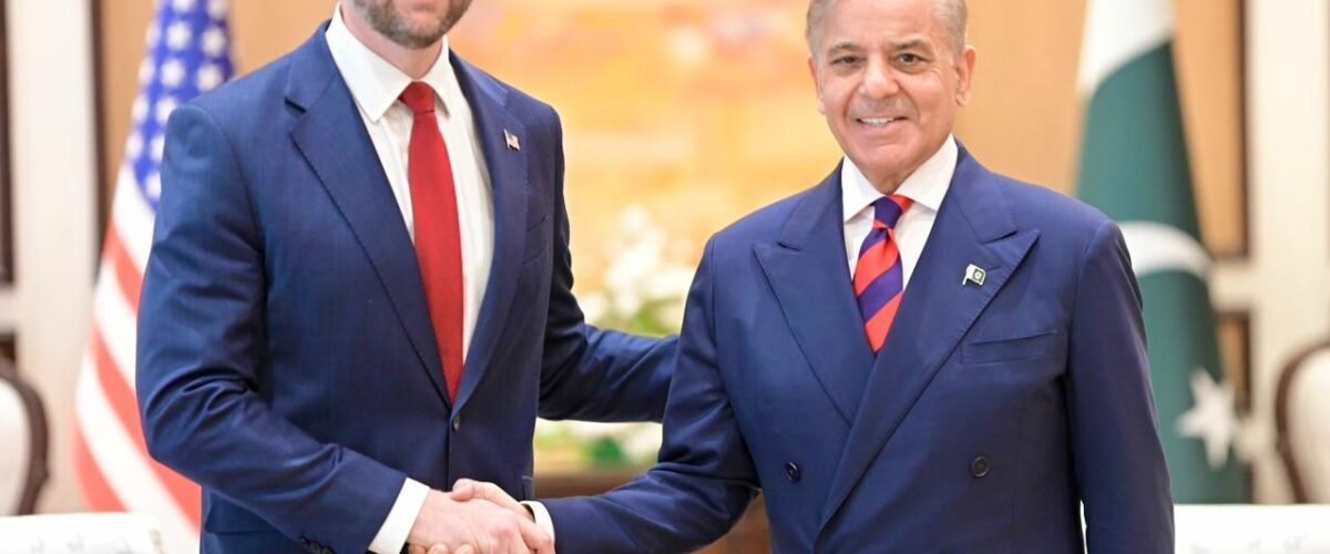Strategic Dialogue: PM Shehbaz Sharif Welcomes VP JD Vance for Islamabad Talks