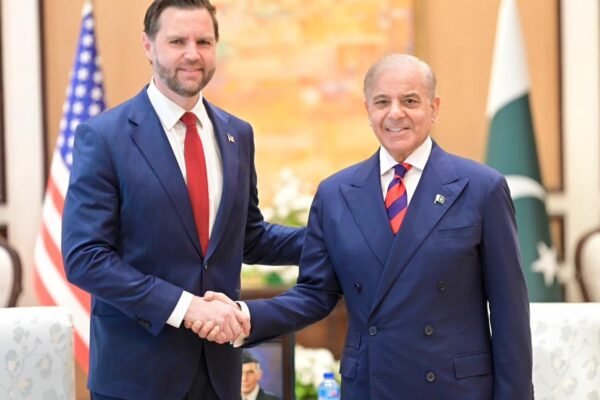 Strategic Dialogue: PM Shehbaz Sharif Welcomes VP JD Vance for Islamabad Talks