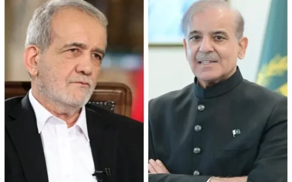 Prime Minister Shehbaz Sharif Discusses Regional Peace with Iranian President