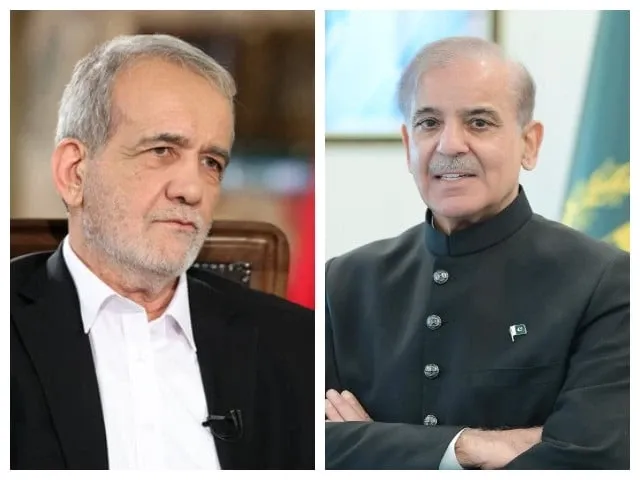 Prime Minister Shehbaz Sharif Discusses Regional Peace with Iranian President