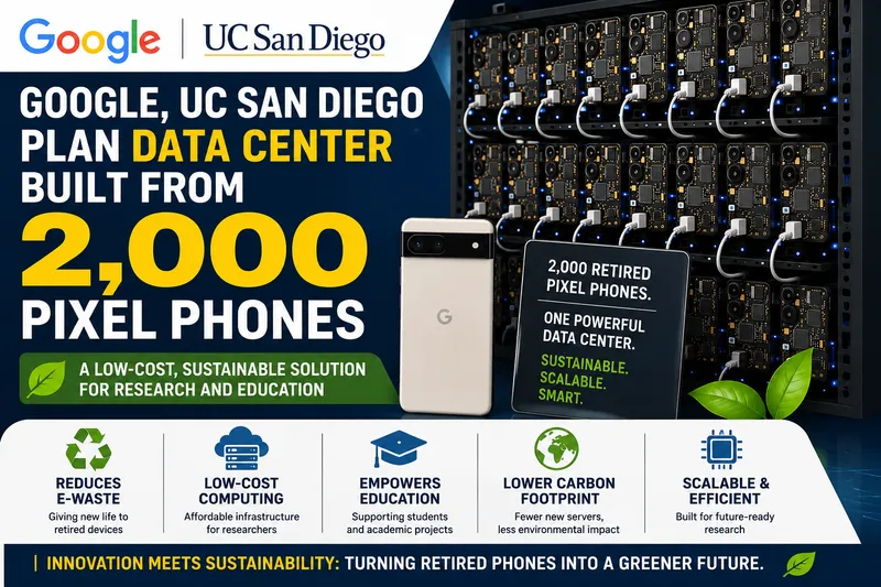 Google and UC San Diego Repurpose Old Smartphones for Computing