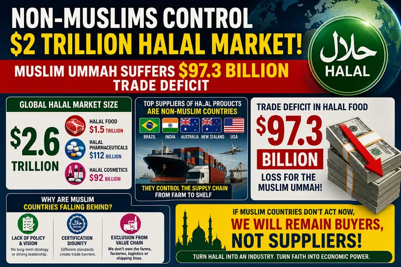 Non-Muslim Nations Lead Global Halal Market Amid Trade Deficit Crisis