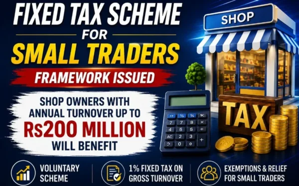FBR Unveils Fixed Tax Scheme for Small Traders Nationwide