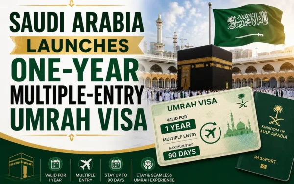 Saudi Arabia Launches Flexible Multiple-Entry Umrah Visa for International Pilgrims