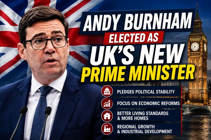 Andy Burnham Sworn In As The New Prime Minister Of Britain