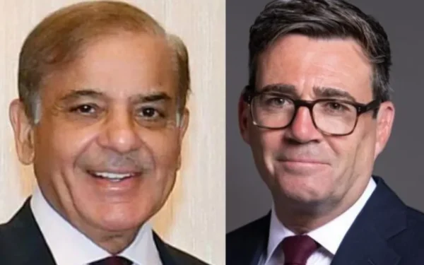 PM Shehbaz Sharif Congratulates Andy Burnham on Becoming UK Prime Minister