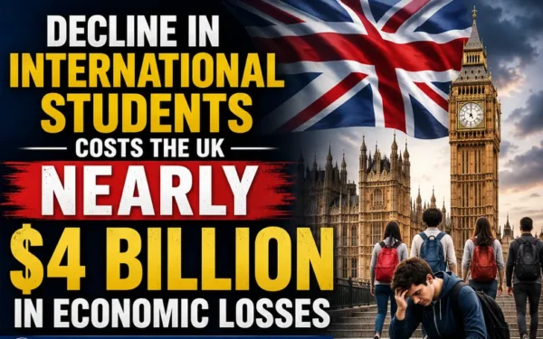 Decline in International Student Enrolment Costs UK Nearly $4 Billion