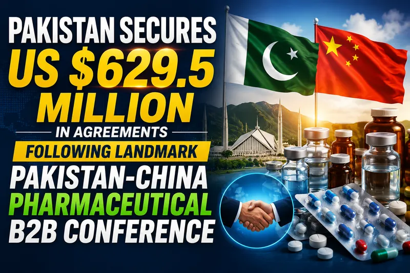 Pakistan Secures 629 Million Dollars in Landmark China Pharmaceutical Deals