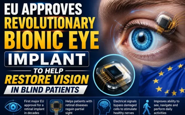 European Union Approves Revolutionary Bionic Eye Implant for Blind Patients
