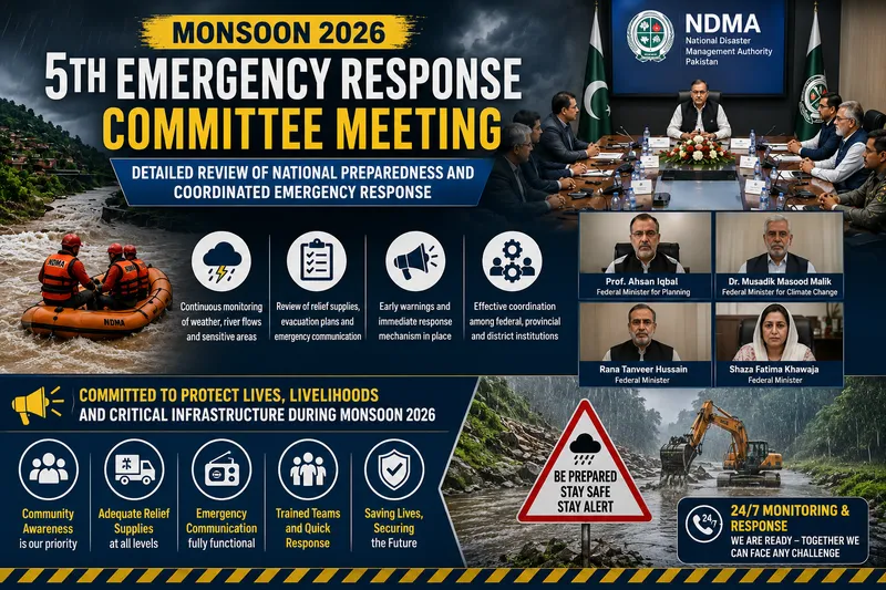 Emergency Response Committee Reviews Monsoon 2026 Preparedness and Response Strategies