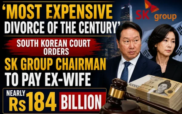 SK Group Chairman Ordered to Pay Massive Multi-Billion Divorce Settlement