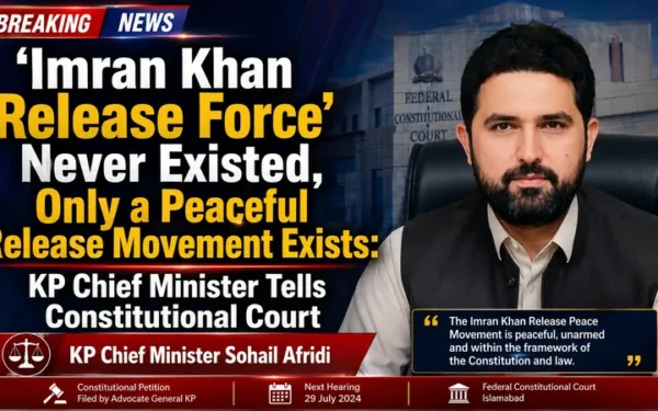 Khyber Pakhtunkhwa Chief Minister Denies Existence of Imran Khan Force