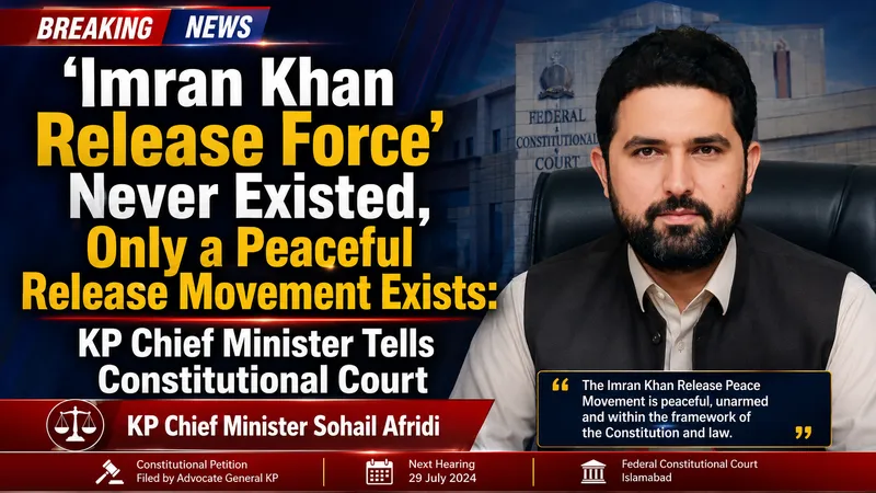 Khyber Pakhtunkhwa Chief Minister Denies Existence of Imran Khan Force