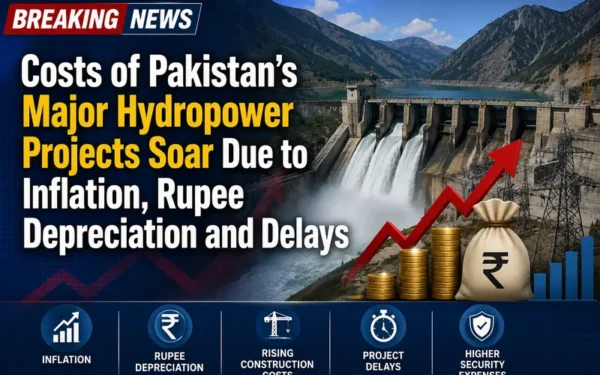 Pakistan Hydropower Projects Face Soaring Costs Amid Inflation and Delays