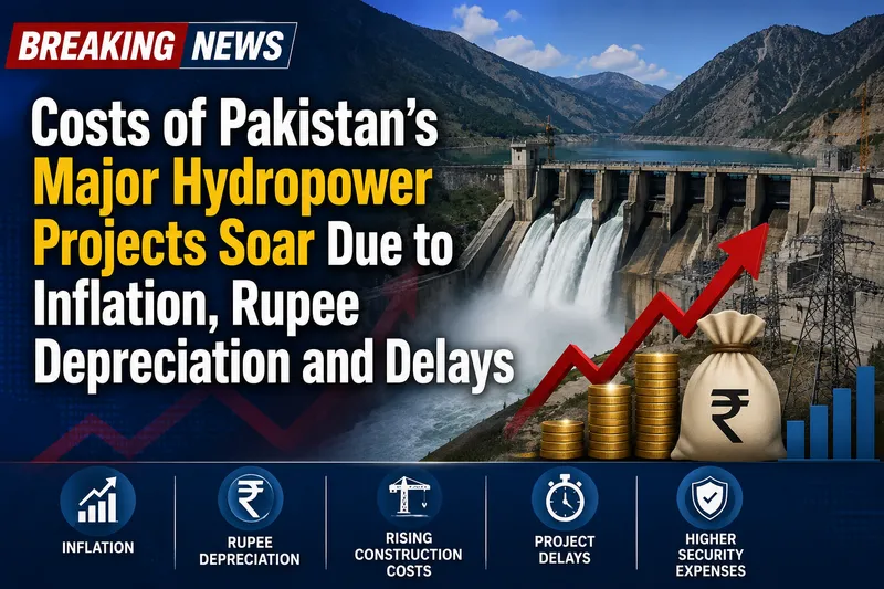 Pakistan Hydropower Projects Face Soaring Costs Amid Inflation and Delays