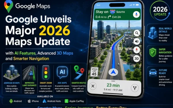 Google Unveils Major 2026 Maps Update Featuring Advanced AI Tools