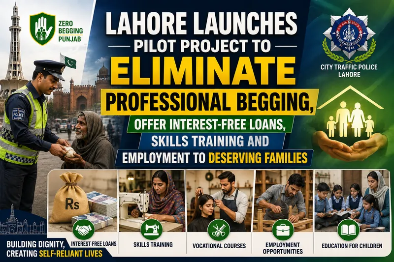 Lahore Initiates Pilot Project to Eradicate Organized Professional Begging