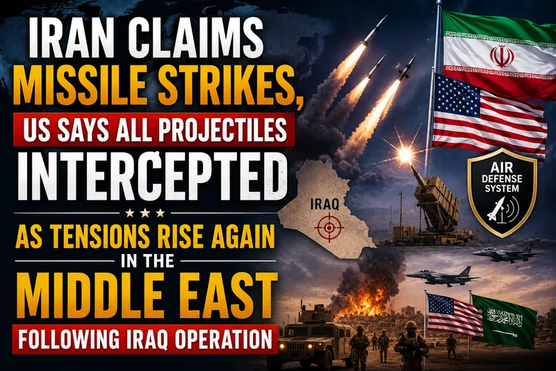 Tensions Surge in Middle East as Iran and US Exchange Strikes