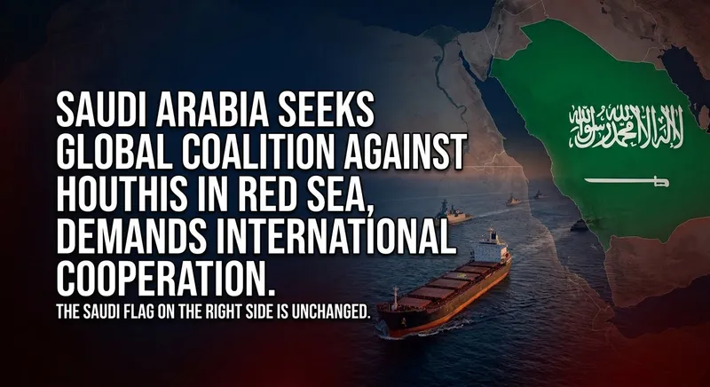 Saudi Arabia Urges Global Coalition to Counter Red Sea Attacks
