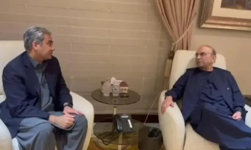 President Zardari and Interior Minister Naqvi Review National Security Situation
