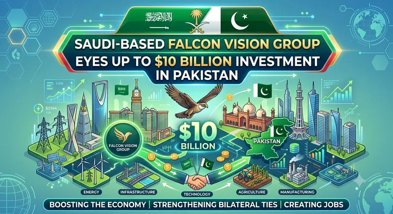 Saudi-Based Falcon Vision Group Eyes $10 Billion Investment in Pakistan