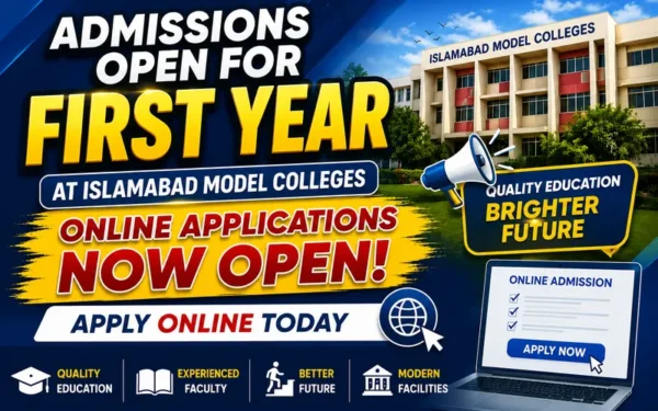 Islamabad Model Colleges Open First-Year Admissions for Academic Session