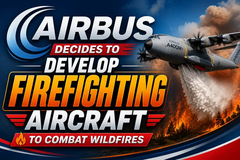 Airbus Develops New Firefighting Capabilities for A400M Military Transport Aircraft