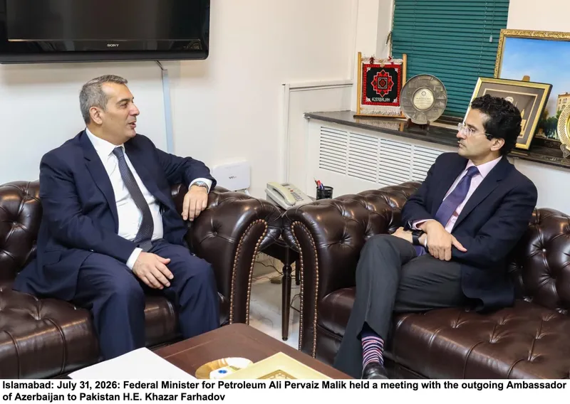 Petroleum Minister Ali Pervaiz Malik Reaffirms Pakistan-Azerbaijan Energy