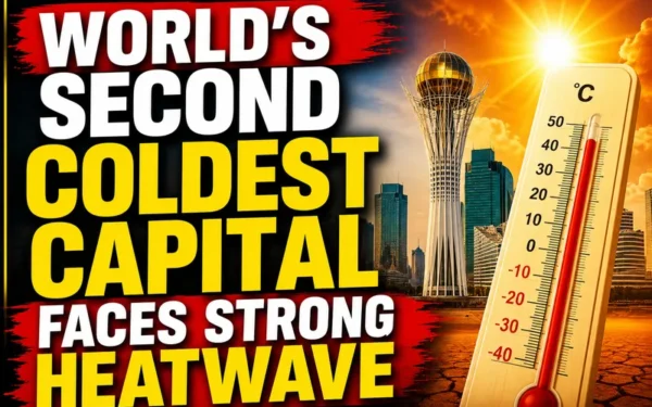 Astana Faces Record Breaking Heatwave Challenging World Second Coldest Capital