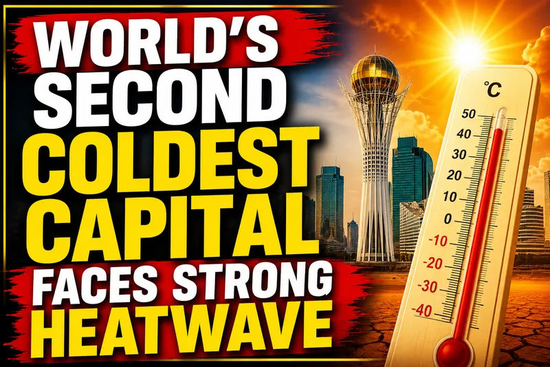 Astana Faces Record Breaking Heatwave Challenging World Second Coldest Capital