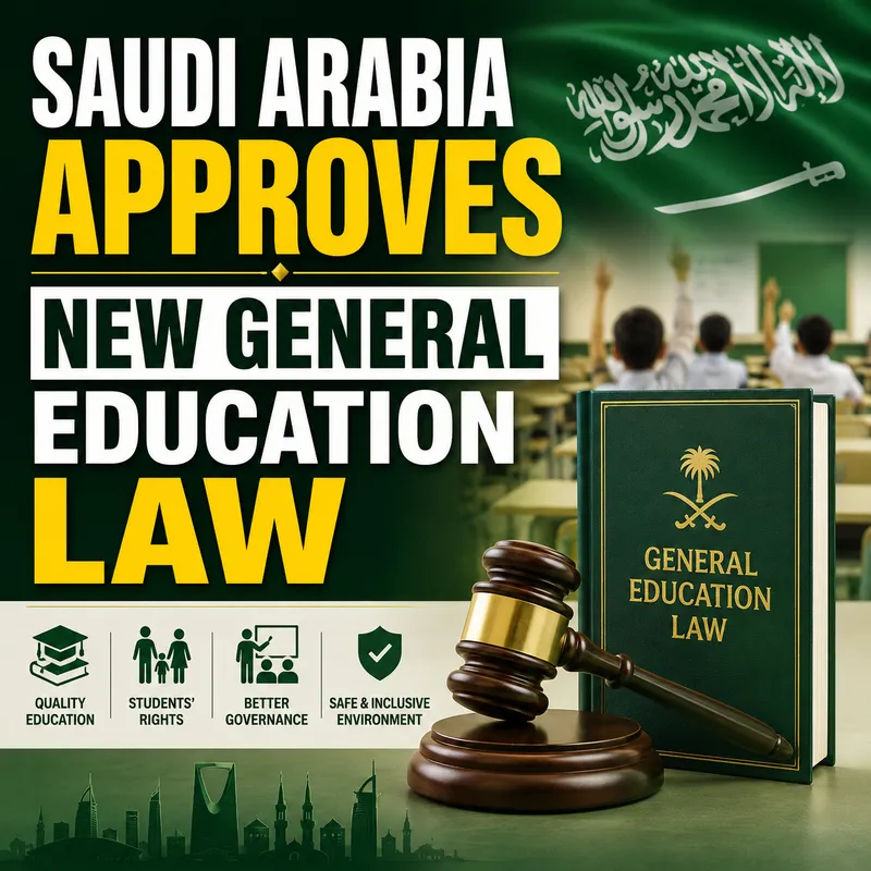 Saudi Arabia Approves New General Education Law to Modernise Schools