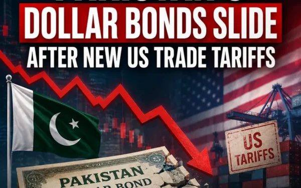 Pakistan Sovereign Dollar Bonds Decline Following New United States Tariffs