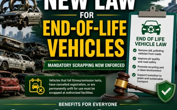 Punjab Government Enforces Mandatory Scrapping Law for Old Vehicles