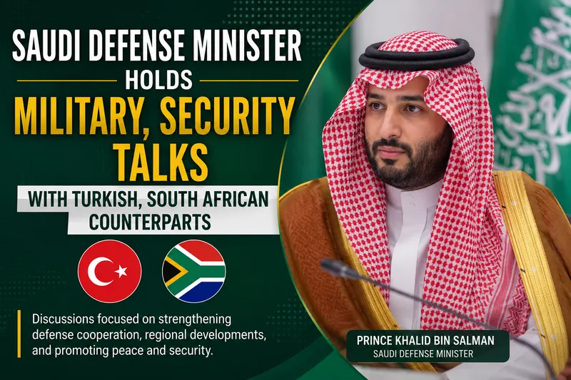 Saudi Defence Minister Coordinates Security Ties With Türkiye And South Africa