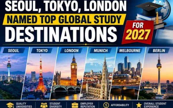 Seoul, Tokyo and London Named Top Global Study Destinations 2027