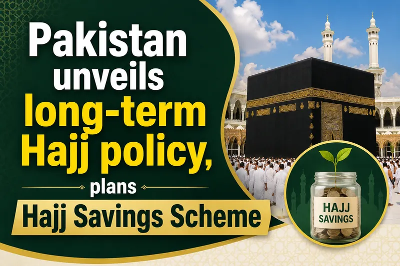 Pakistan Unveils Comprehensive Four Year Hajj Policy and Savings Scheme