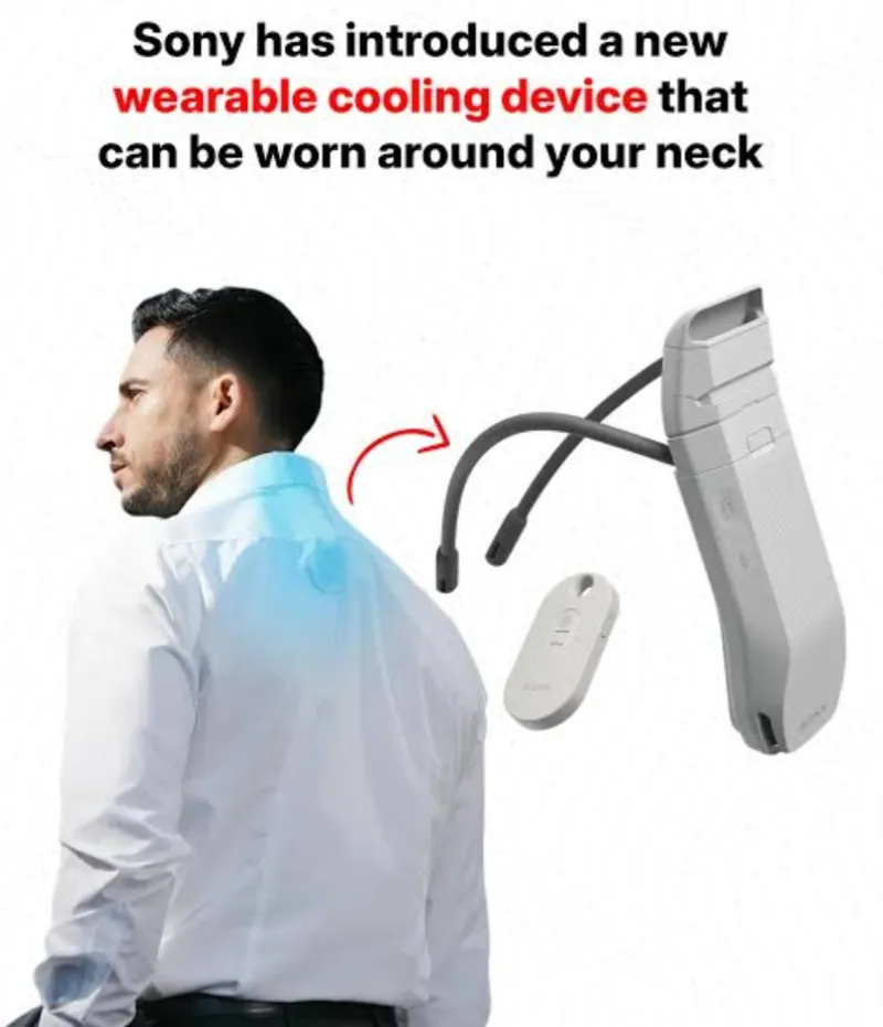 Sony's Wearable Neck Cooling Device Offers Innovative Personal Climate Control (Image 2)