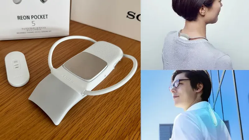 Sony's Wearable Neck Cooling Device Offers Innovative Personal Climate Control (Image 1)
