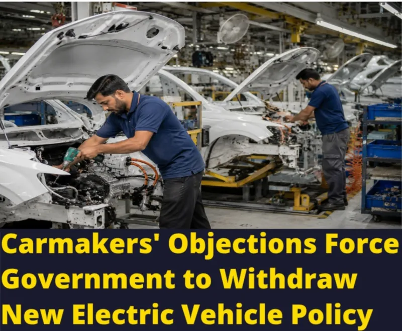 Government Withdraws EV Policy Draft Following Pressure from Local Automakers