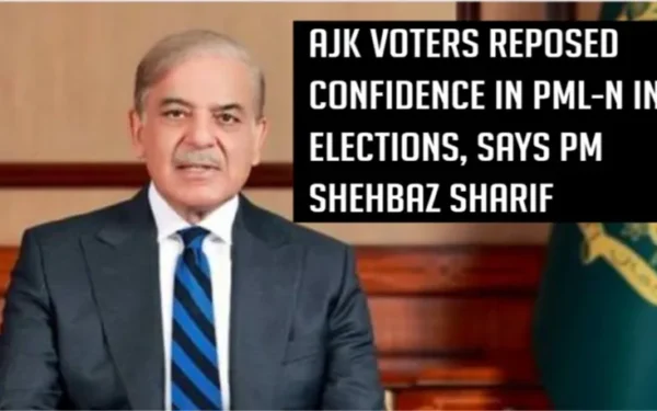 AJK Voters Reposed Confidence in PML-N in Elections, Says PM Shehbaz Sharif