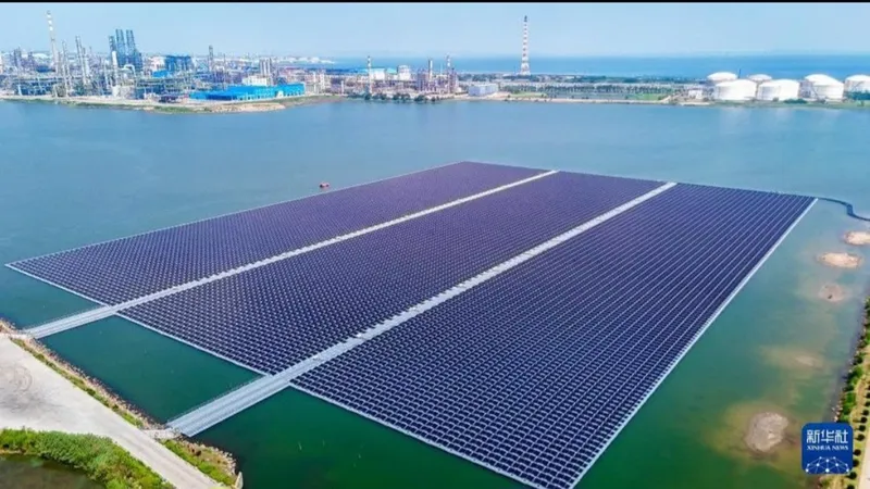 China's First Seawater Floating Solar Project Generates Over 10 Million kWh of Electricity (Image 1)