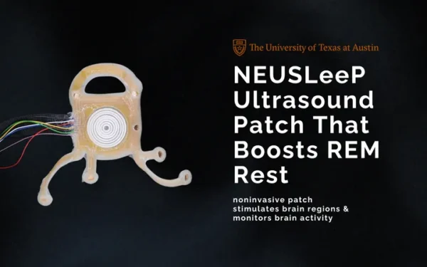 US university develops ultrasound patch to improve deep sleep without drugs or surgery
