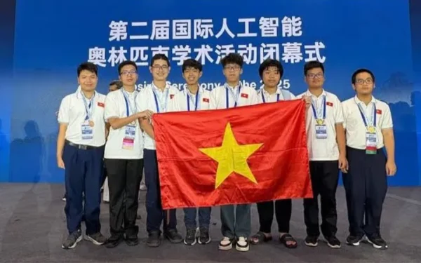 Vietnamese Students Win Seven Medals at International Artificial Intelligence Olympiad
