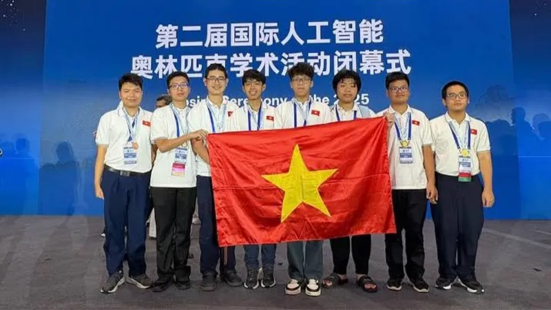 Vietnamese Students Win Seven Medals at International Artificial Intelligence Olympiad