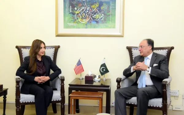 Finance Minister Muhammad Aurangzeb Discusses Bilateral Economic Ties With Natalie Baker