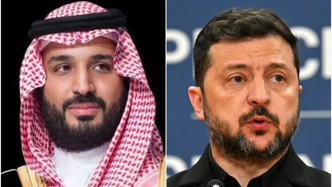 Zelensky congratulates Saudi crown prince on Makkah defense agreement (Image 1)