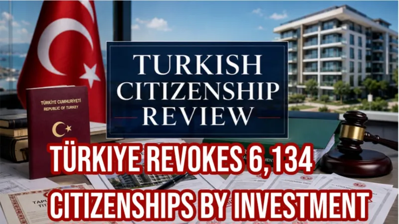 Türkiye revokes citizenship of 6,134 people who obtained it through investment