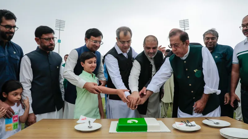 Pakistan Cricket Board Holds Ceremony at Gaddafi Stadium to Mark Independence Day (Image 1)